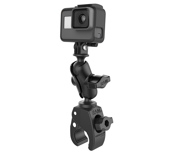 RAM Mounts Small Tough-Claw met dubbele sok arm en GoPro mount
