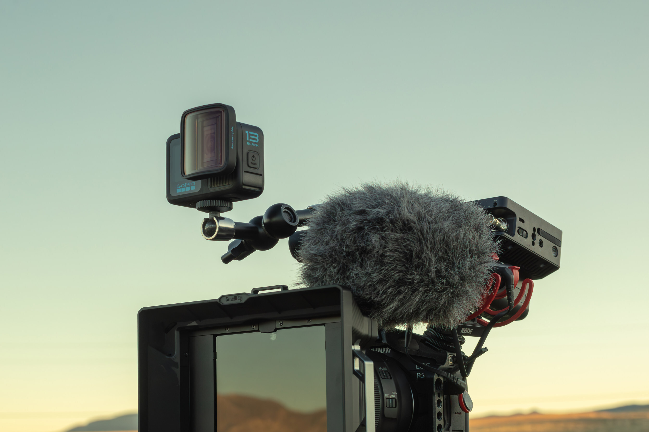 GoPro Anamorphic Lens Mod + HERO13 Black