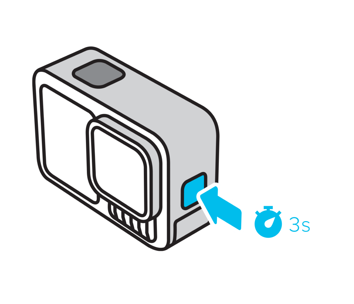 Press and hold the Mode button for 3 seconds to turn it off.