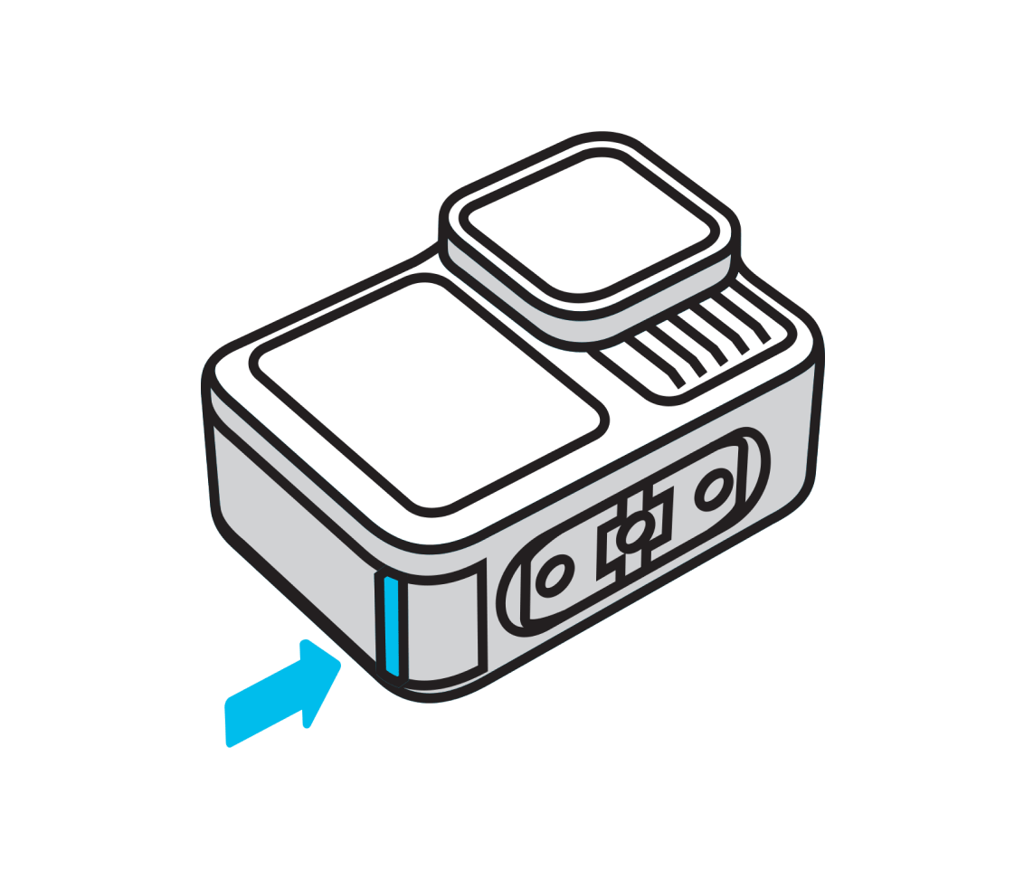 Koppel de kabel los en sluit de klep | Bron: gopro.com