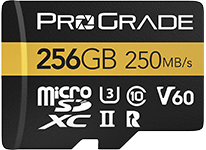 ProGrade Digital 256Gb microSDXC UHS-II V60