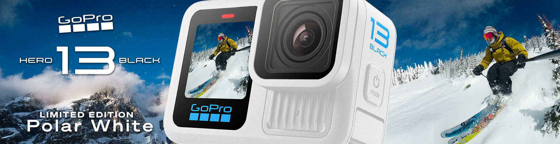 GoPro HERO13 Black in Limited Edition Polar White