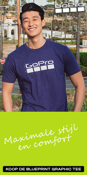Maximale stijl  en comfort. Koop het Blue Print Graphic T Shirt op gopro.com