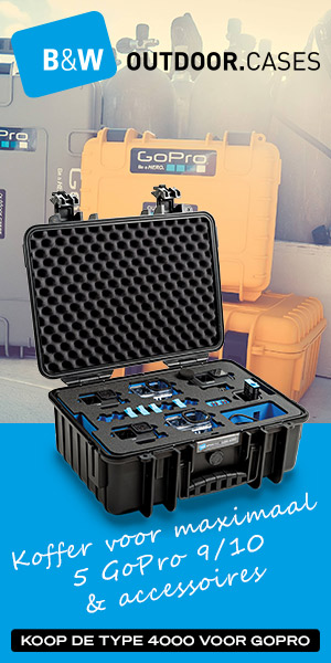 B&W Type 4000 Outdoorkoffer voor GoPro