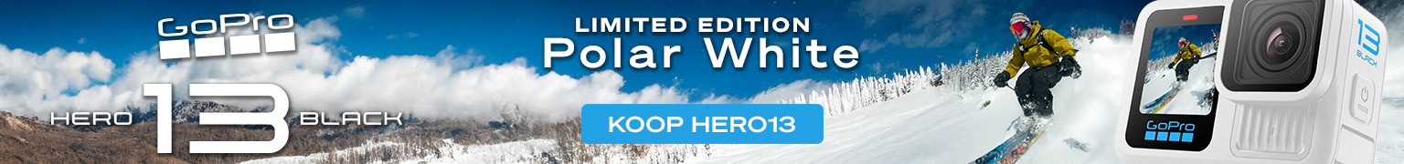 GoPro HERO13 Black in Limited Edition Polar White