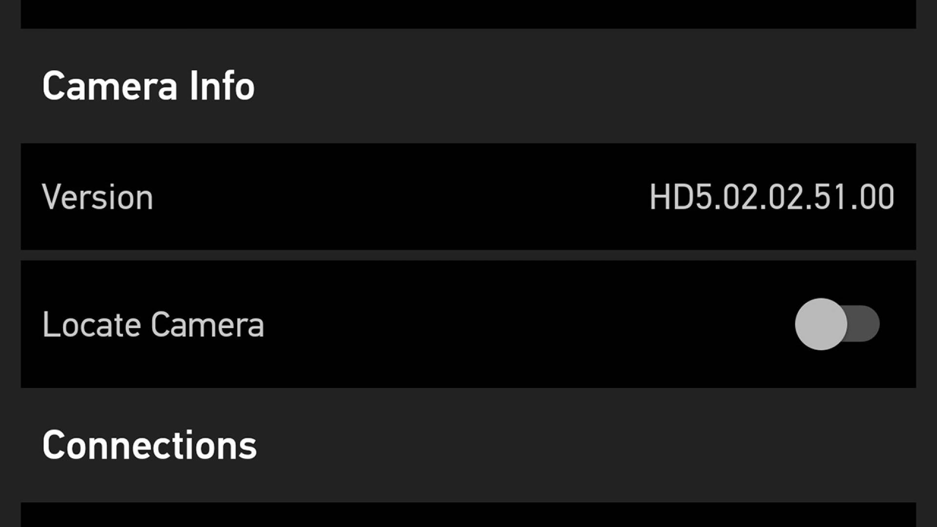 HERO5 Black update v02.51