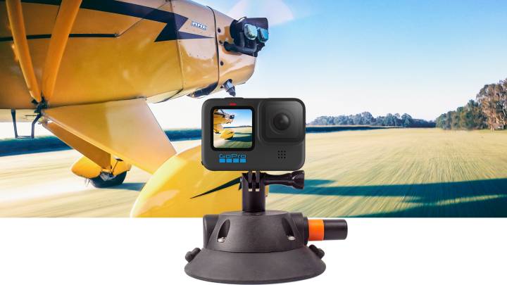 Seasucker action cam mount
