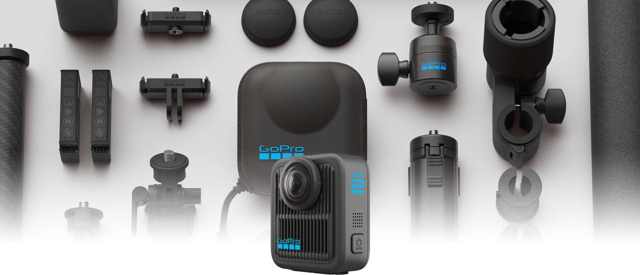 Nieuwe GoPro 360-accessoires gelanceerd