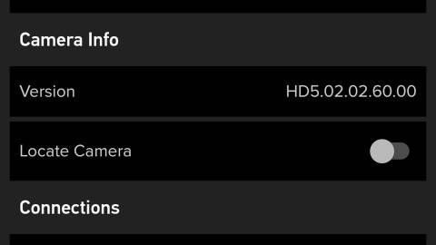 HERO5 Black update v02.60