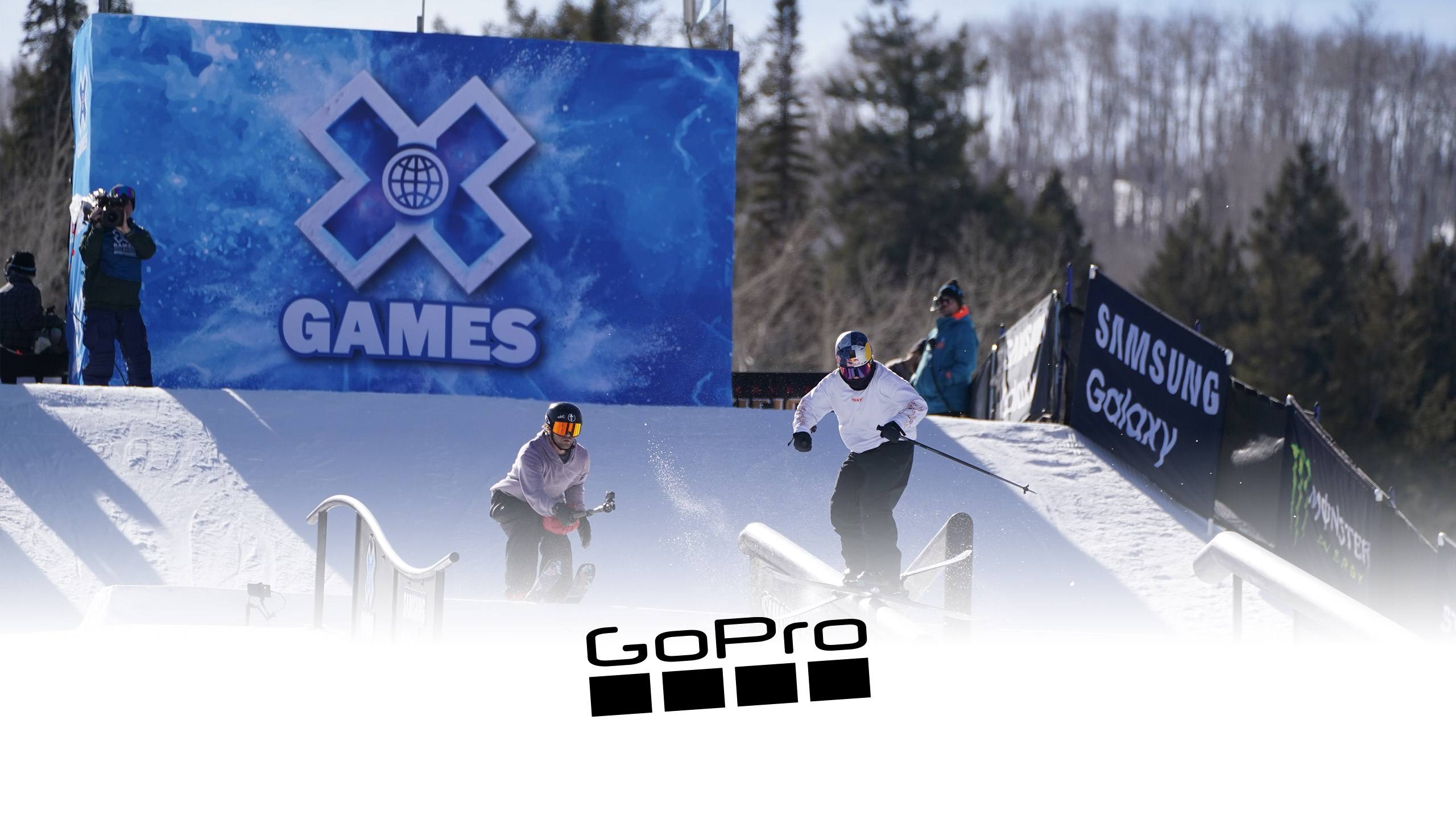 Tess Ledeux competes during Samsung Galaxy Women&#039;s Ski Slopestyle at 2024 X Games Aspen at Buttermilk in Aspen, CO.