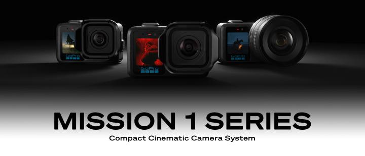 GoPro kondigt nieuwe MISSION 1-serie compacte cinemacamera’s aan