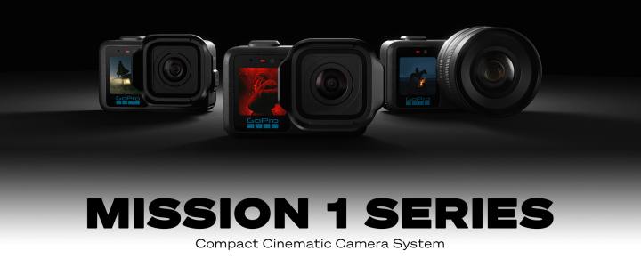 GoPro kondigt nieuwe MISSION 1-serie compacte cinemacamera’s aan
