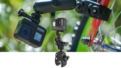 RAM Tough-Claw kleine klembevestiging met GoPro camera-adapter